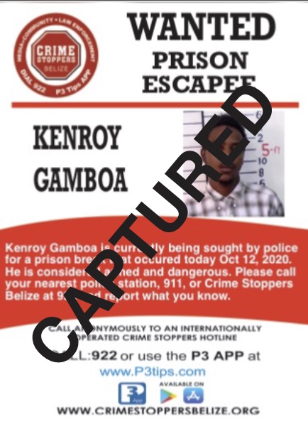 CAPTURED: Kenroy Gamboa