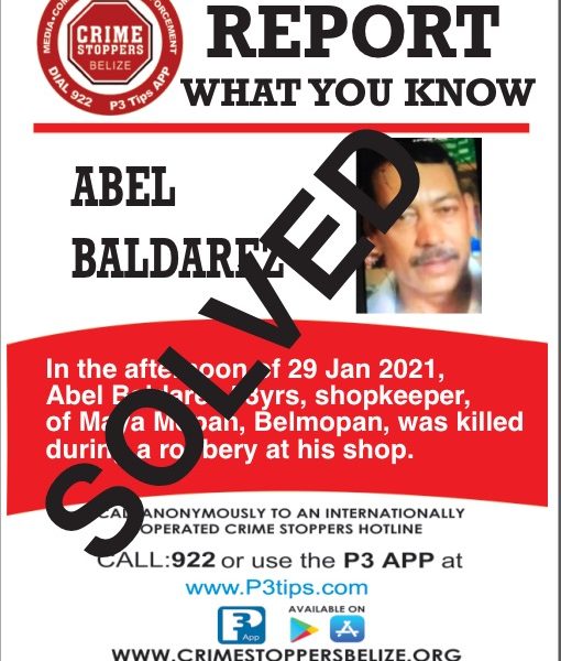 SOLVED: Murder of Abel Baldarez