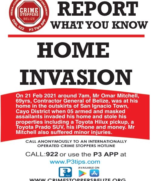 INFORMATION NEEDED: Home Invasion