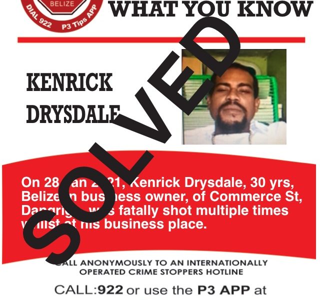 SOLVED: Murder of Kenrick Drysdale